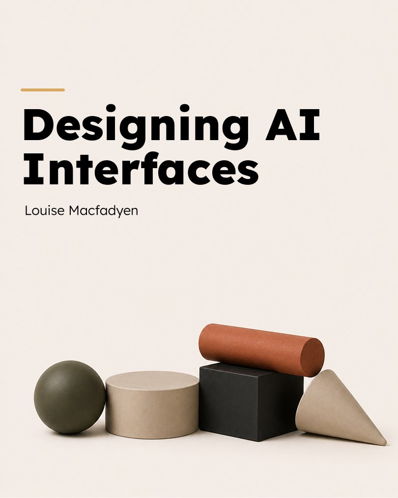 Capa de Designing AI Interfaces