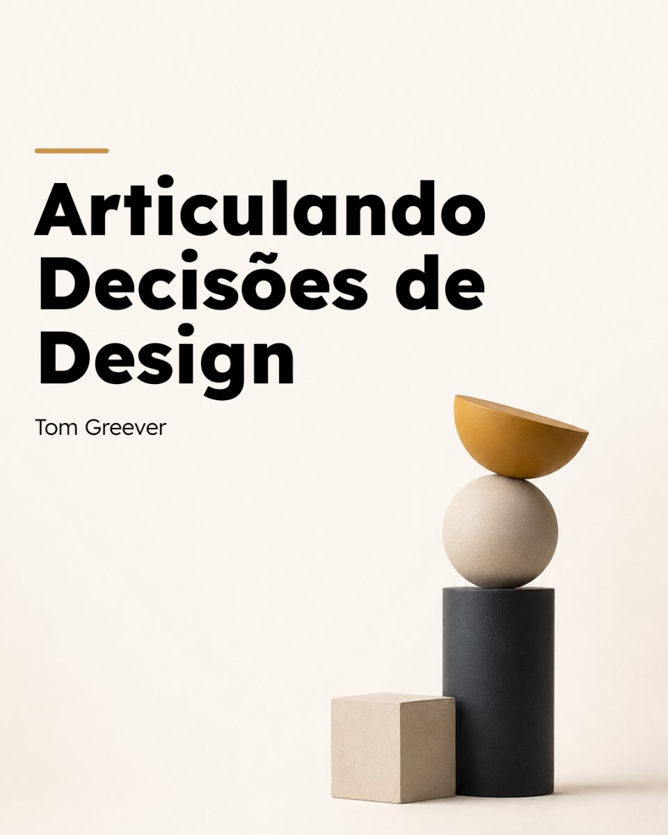 Capa de Articulando Decisões de Design